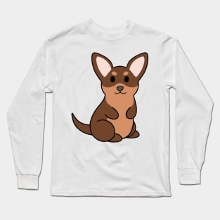 Brown Tan Chihuahua Long Sleeve T-Shirt